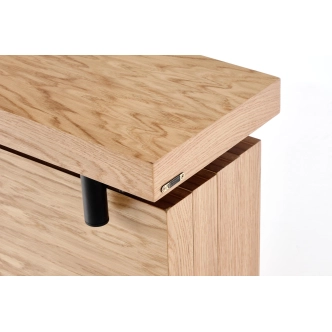 Konzolový stolek TAYA, dub/černá