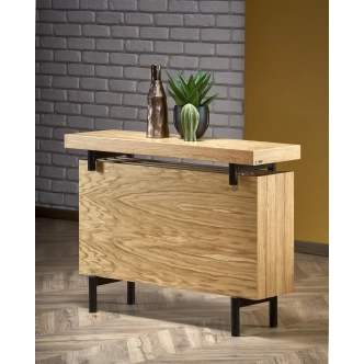 Konzolový stolek TAYA, dub/černá