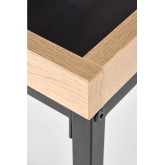 Konzolový stolek THALAY, černá/přírodní