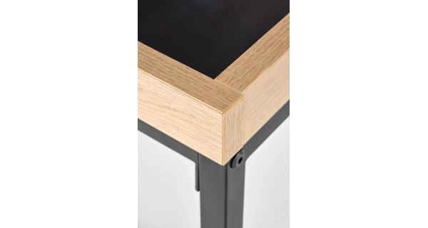 Konzolový stolek THALAY, černá/přírodní