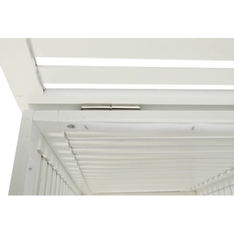 Koš na prádlo ETBASK, bílá/béžová