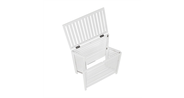 Koš na prádlo ORKNEM, bílá