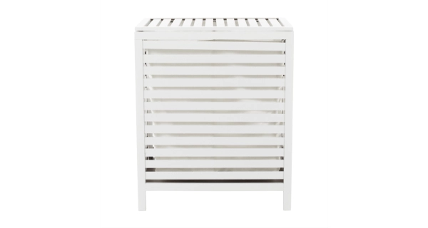 Koš na prádlo ORKNEM, bílá