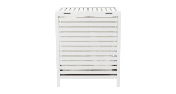 Koš na prádlo ORKNEM, bílá