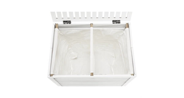 Koš na prádlo ORKNEM, bílá