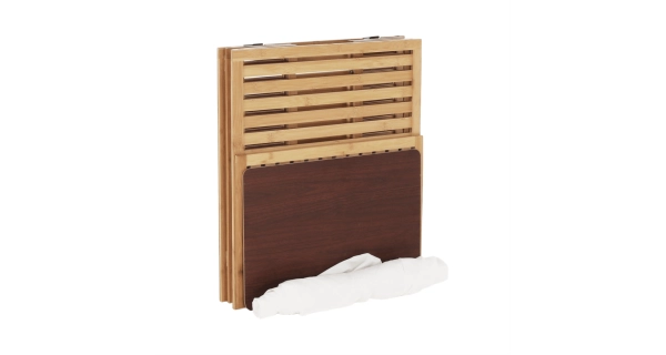 Koš na prádlo ORKNEM, přírodní/bílá