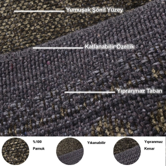 Koupelnová předložka NN00024 - sada 2 ks