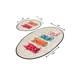 Koupelnová předložka NN00086 - sada 2 ks