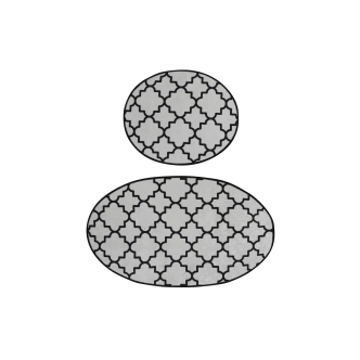 Koupelnová předložka NN00100 - sada 2 ks