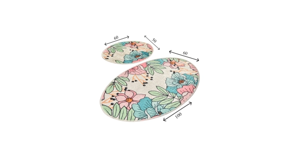 Koupelnová předložka NN00109 - sada 2 ks