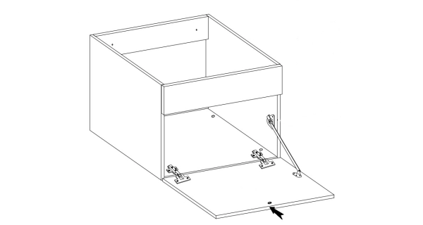 Koupelnová sestava ROMANO, bílý lesk