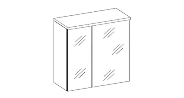 Koupelnová sestava ROMANO, bílý lesk