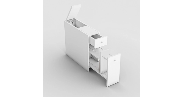 Koupelnová skříňka AMY, bílá