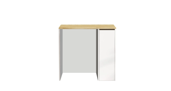 Koupelnová skříňka COLMAR, vlašský ořech/bílá