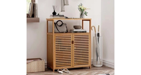 Koupelnová skříňka MARLENA D2D, bambus