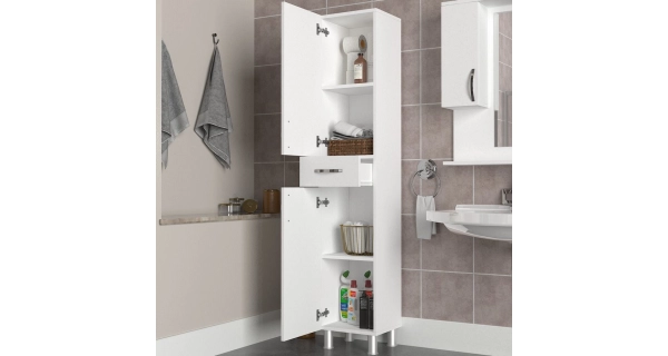 Koupelnová skříňka SEYHAN, bílá