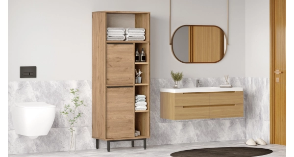 Koupelnová skříňka VELVON typ 1, vlašský ořech