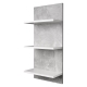 Koupelnový sestava DUET, beton/bílá