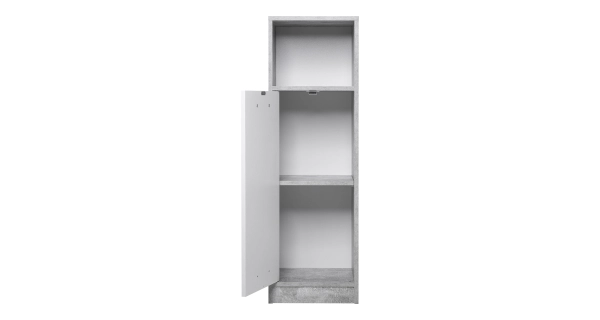 Koupelnový sestava DUET, beton/bílá