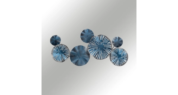 Kovová dekorace na zeď NN01425 - abstrakce