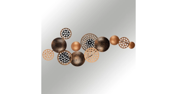 Kovová dekorace na zeď NN01428 - abstrakce