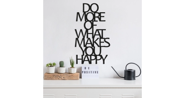 Kovová dekorace na zeď NN01682 - nápis