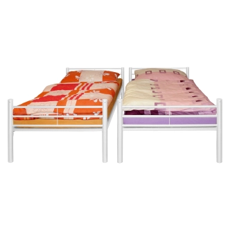 Kovová palanda KEDROSTI, bílá