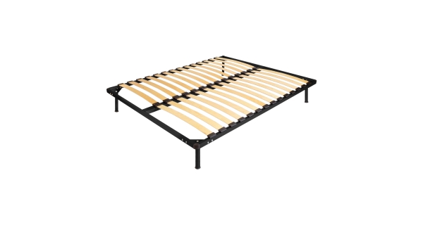 Kovová postel VALESKA 140x200 cm, černá