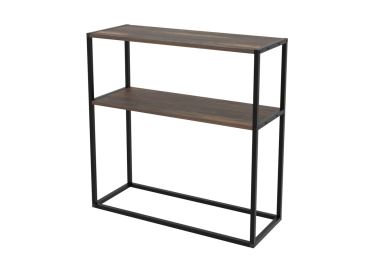 Kovový regál VALLO, černá/mars