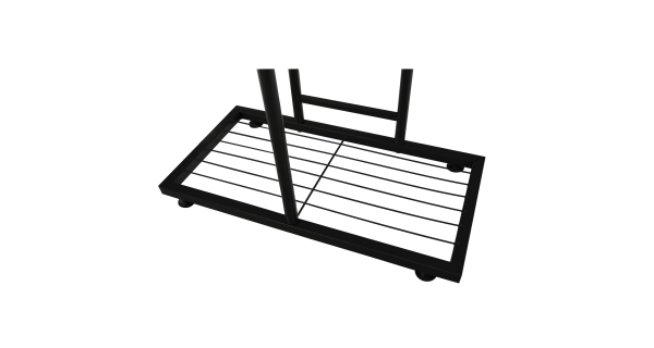 Kovový stojan na květiny TORRIA 1, tmavě šedá