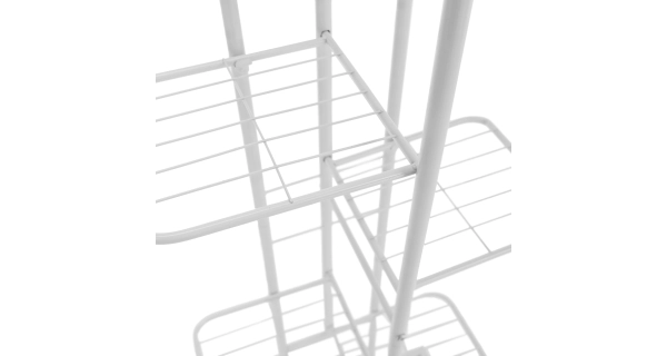 Kovový stojan na květiny TORRIA 2, bílá