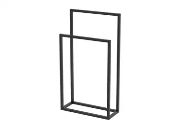 Kovový věšák na ručníky ORMI, černý