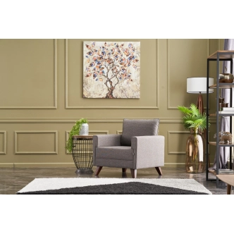 Křeslo AMARA, hnědá