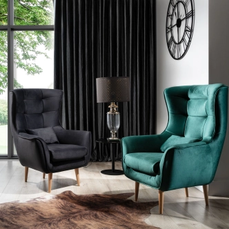 Křeslo AMBIGUA, tmavě šedá látka