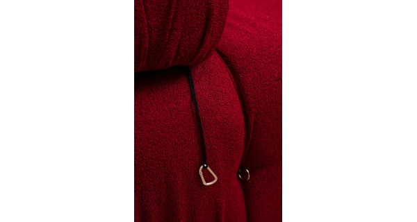 Křeslo AMIENS dvě opěrky, levé, červená