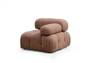 Křeslo AMIENS dvě opěrky, pravé, hnědá