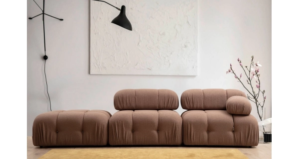 Křeslo AMIENS dvě opěrky, pravé, hnědá