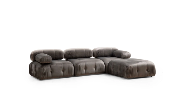 Křeslo AMIENS dvě opěrky, pravé, šedá