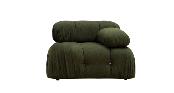 Křeslo AMIENS dvě opěrky, pravé, zelená