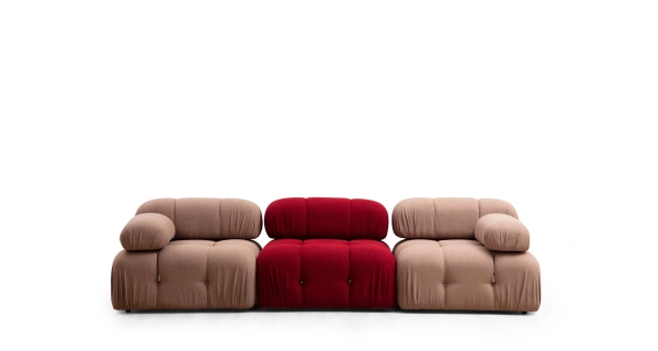 Křeslo AMIENS jedna opěrka, červená