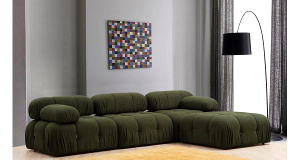 Křeslo AMIENS jedna opěrka, zelená