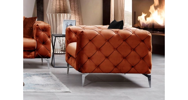 Křeslo ANNA, oranžová