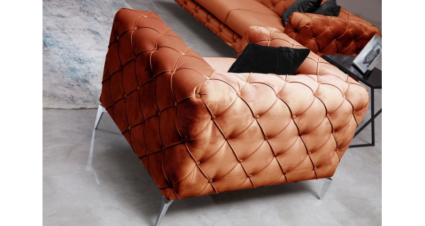 Křeslo ANNA, oranžová