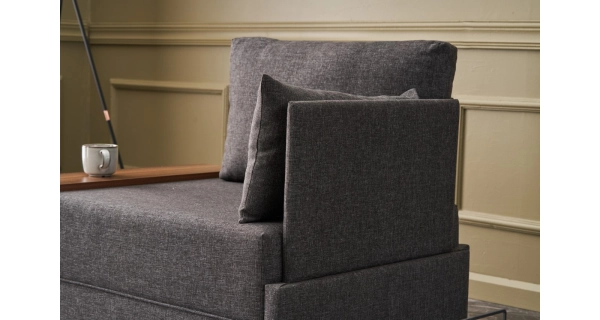 Křeslo ASPASIA, pravé, antracit