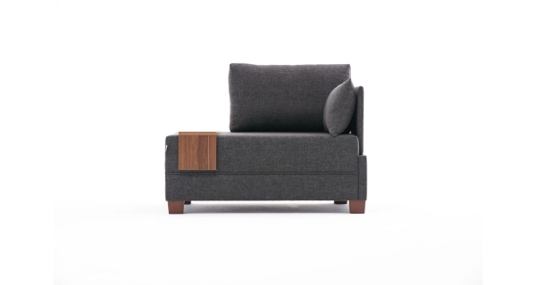 Křeslo ASPASIA, pravé, antracit