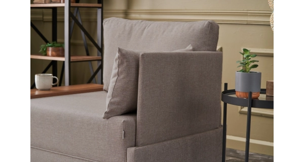 Křeslo ASPASIA, pravé, krémová