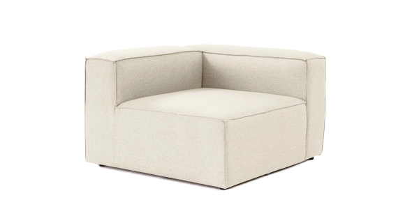 Křeslo ASTERIA, levé, krémová