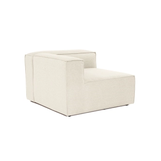 Křeslo ASTERIA, levé, krémová