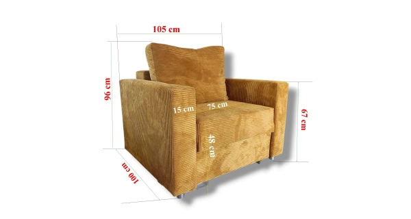 Křeslo BELIVBEL II, tmavě šedá látka