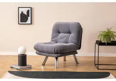 Křeslo BRAVO, šedá